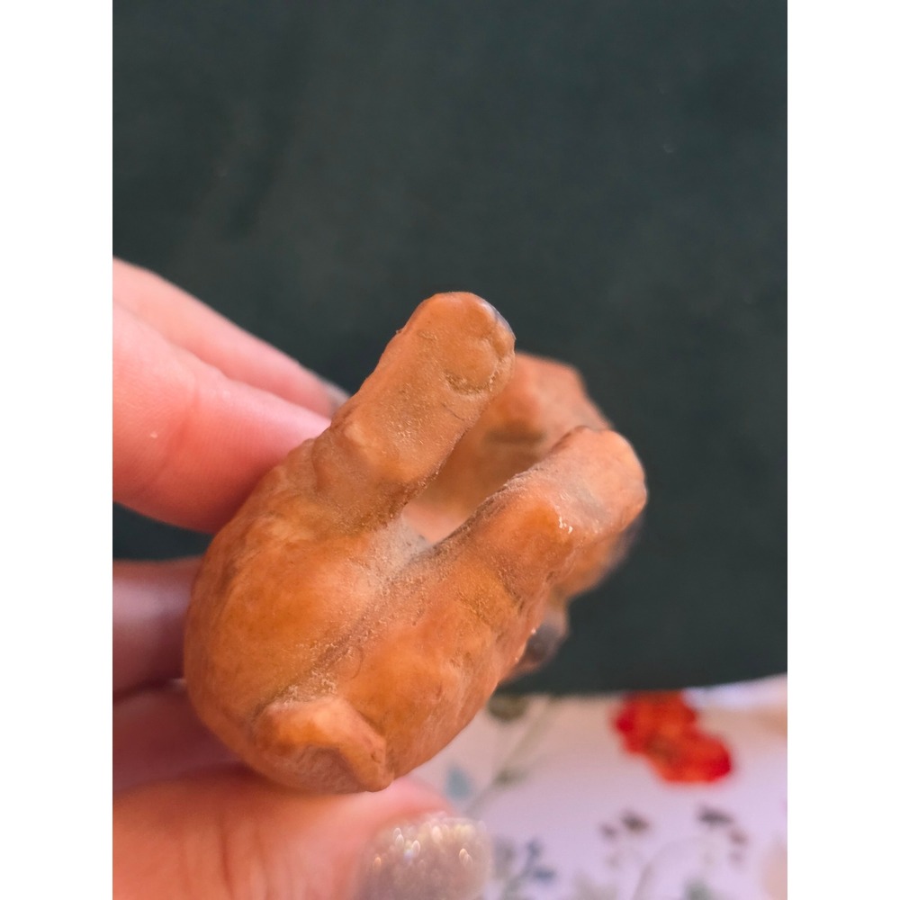 J.S.N.Y. Bear Figurine Small Brown Fair Vintage Cub Shar Pei Dog Taiwan - Picture 6 of 9